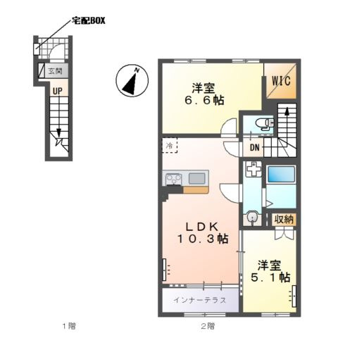 【間取り】 | 入間市狭山台　アパートＡ棟新築工事