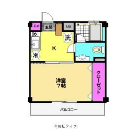 【間取り】 | ビームス六町 | 間取りです。