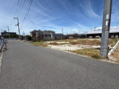 【前面道路含む現地写真】 | 下野町１丁目　売土地 | 【南東向き！日当たり・通風良好】土地面積約８２．１２坪！