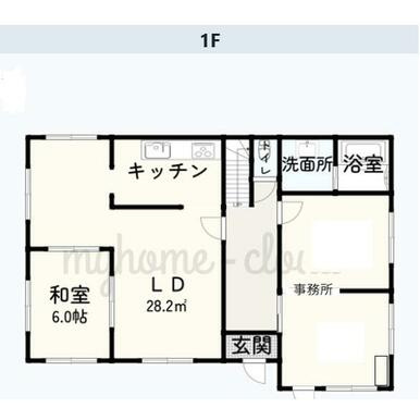幾久富戸建の間取り