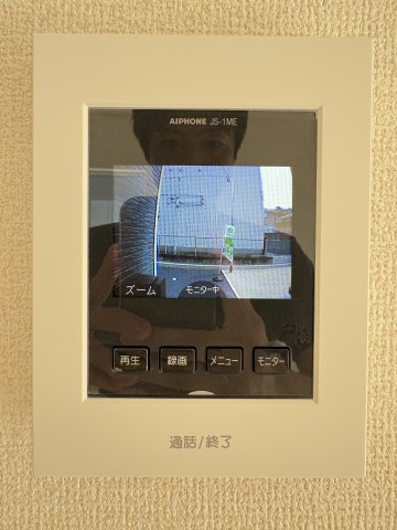 CRADLE GARDEN　小倉北区井堀第1の防犯設備|モニター付きインターホンで、来訪者を確認でき安心です。