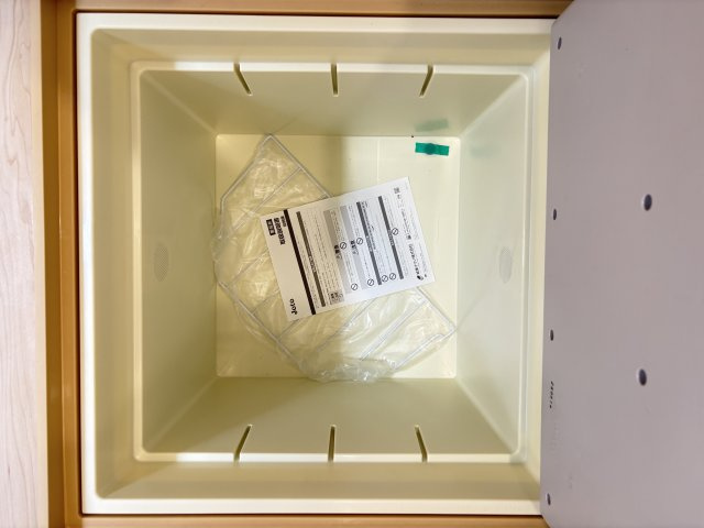 CRADLE GARDEN　小倉北区井堀第1のキッチン|床下収納付きで、食品や日用品のストックに便利です。