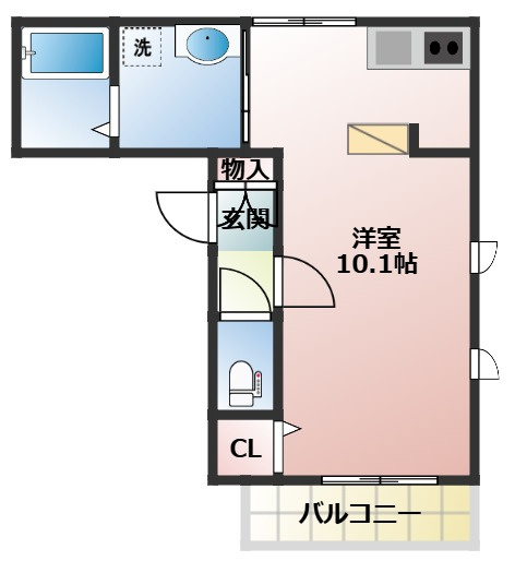 ドミールけやきの間取り