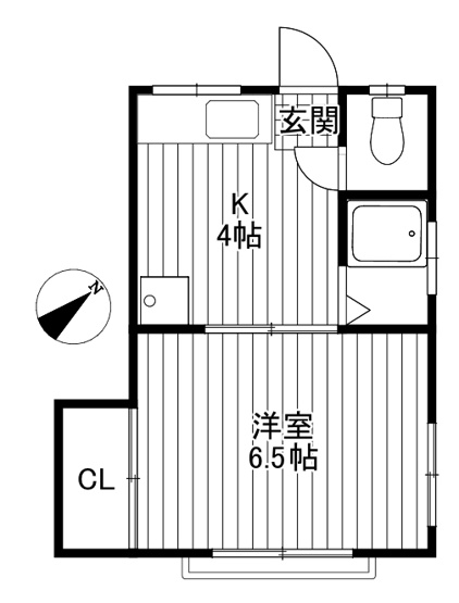 【間取り】 | スミレハイツB