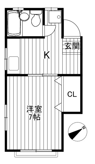 【間取り】 | スミレハイツB