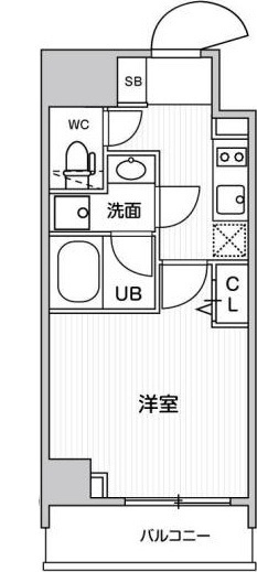 グラシアプレイス錦糸町の間取り|間取りです。