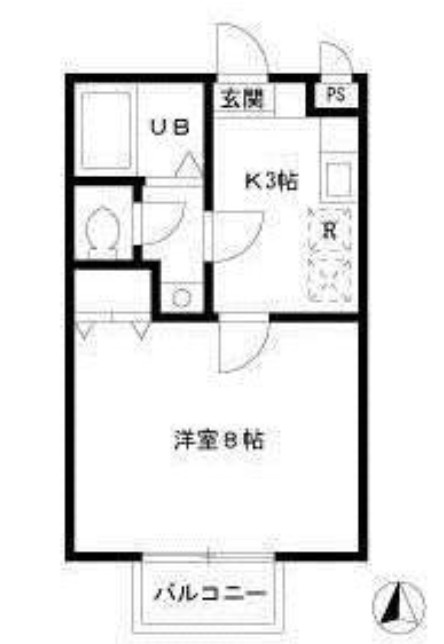 パレス北浦和の間取り