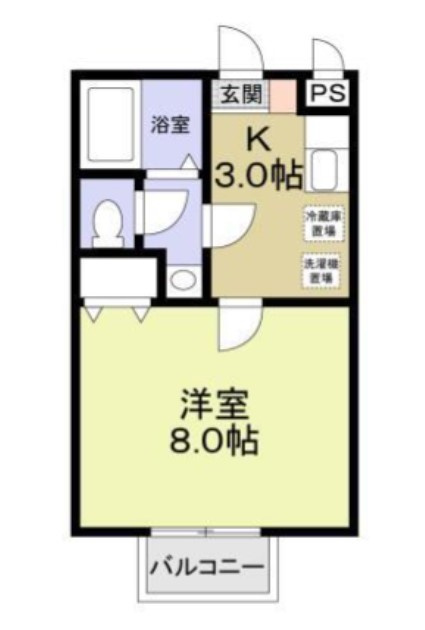 パレス北浦和の間取り
