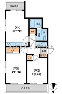 【間取り】 | 鉄飛坂マンション