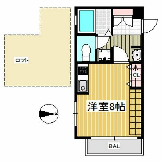 ヒューマンパレス新松戸Ⅱの間取り