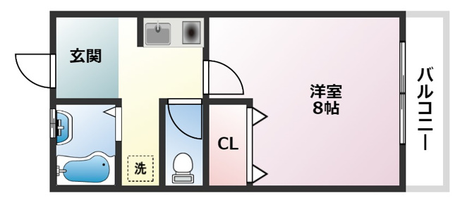 【間取り】 | 芦屋川ハイツ