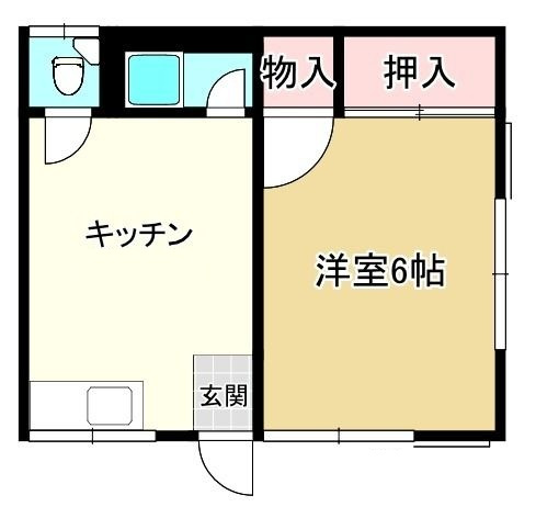 小野荘Aの間取り|間取りです。