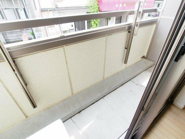 オリオール渋谷のバルコニー|陽当たり良好なバルコニーです
