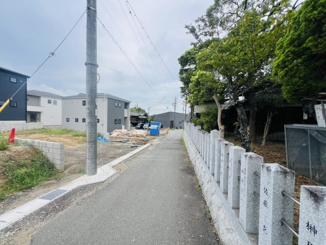 阿久比町宮津森下4-1『仲介手数料無料』新築一戸建て・建売の前面道路含む現地写真