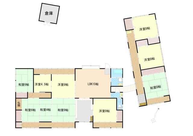 瑞浪市陶町大川の間取り