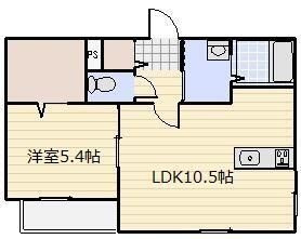 エルメゾン恵の間取り