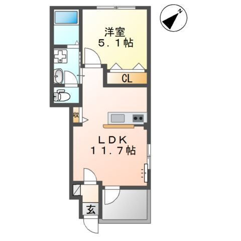 ヴァンベールⅠの間取り