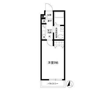 サンモール・Ｋの間取り