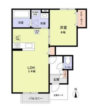 エバーグリーンの間取り