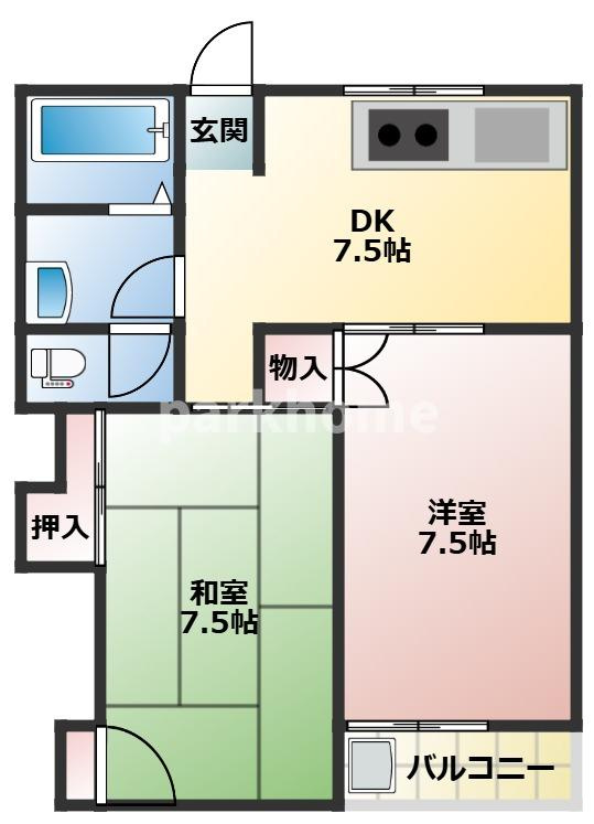 クレールメゾンKの間取り