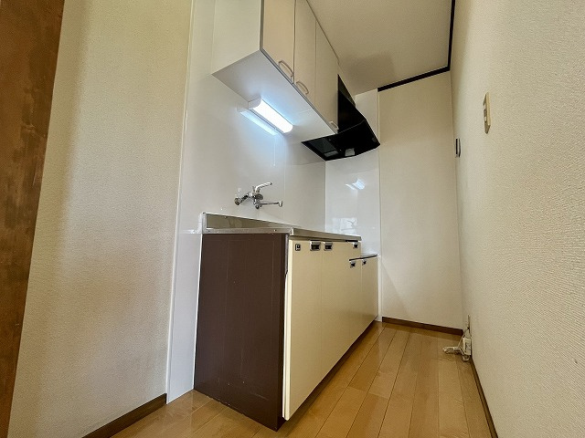 クレールメゾンKのキッチン|コンパクトなキッチンで掃除もラクラク