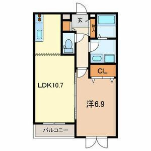 ミルクリーク川口の間取り