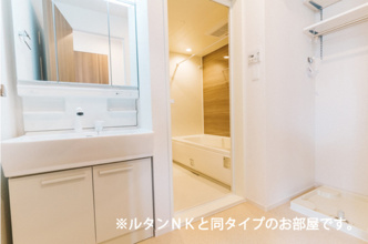 【洗面所】 | 鹿黒アパート　E | ※同タイプの写真となります