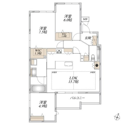 ＭＡＩＳＯＮ碧の間取り