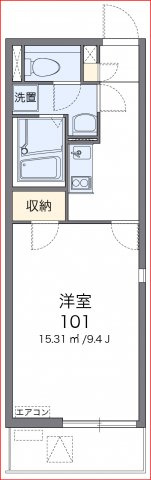 レオネクストアルストロメリアの間取り|画像2