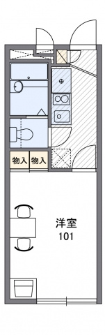 レオパレスアズミールの間取り|画像2
