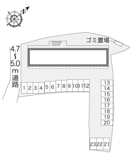 レオパレスベルエポックの地図