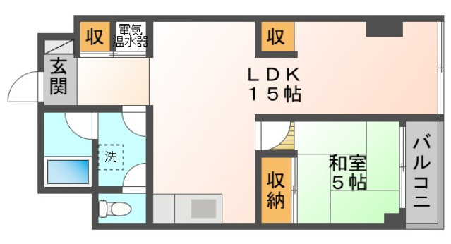 ダイヤコーポ東雲の間取り