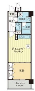 ライオンズマンション池袋シティの間取り|間取りです。