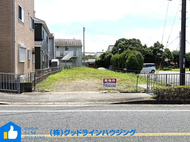 梶原土地の前面道路含む現地写真