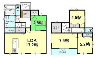 【間取り】 | 新築戸建　東長戸4丁目　C号棟