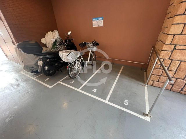 プレジオ都島北通のその他共用部分|プレジオ都島北通　バイク置き場