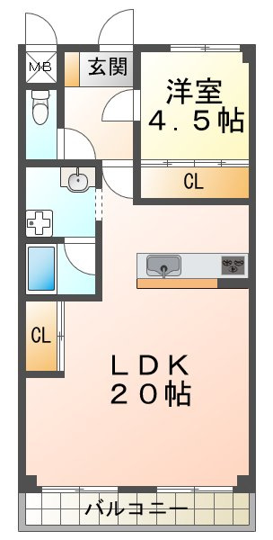 グレイス垂水の間取り