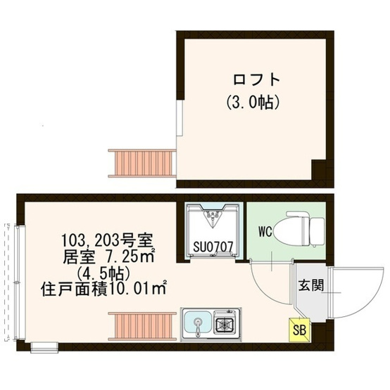 【間取り】 | ハーモニーテラス南長崎