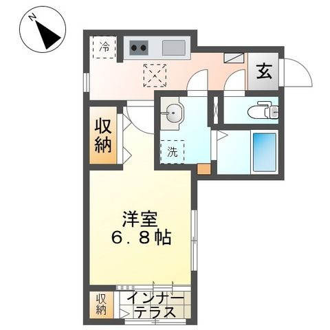 Ｐｅｔｉｔ　Ｃｈｏｕ(プティ シュウ)の間取り