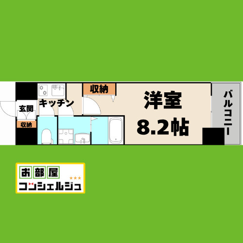 S-RESIDENCE池下西の間取り