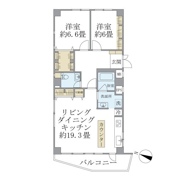 広尾ＧＴビルの間取り