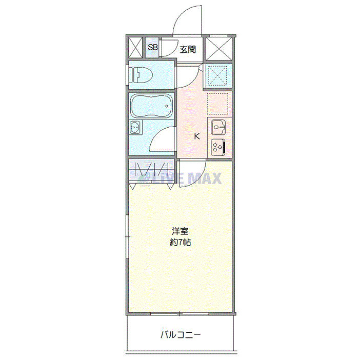 プレール・ドゥーク西新宿の間取り