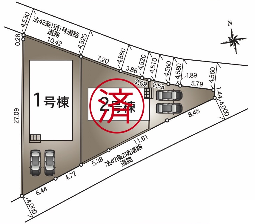 塩尻市広丘吉田第６の区画図|新規販売開始しました！ローン相談お任せください！！お問合せは＜Tel 026-477-7419＞まで♪