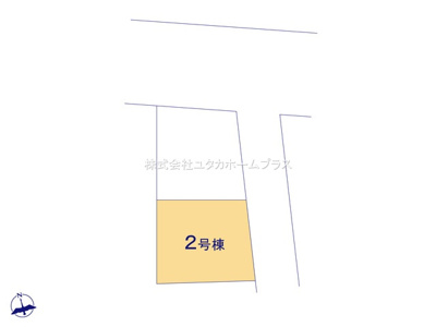 【区画図】 | 立川市若葉町1丁目　新築戸建　【全2棟】