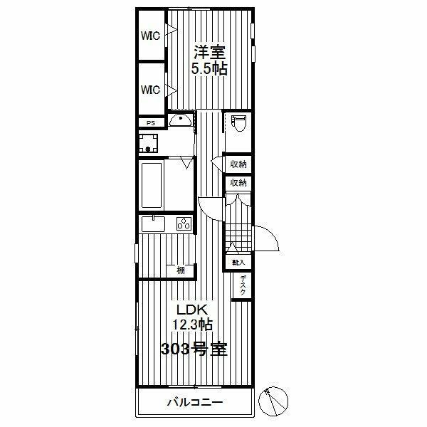 グランシャリオ三軒茶屋の間取り|間取りです