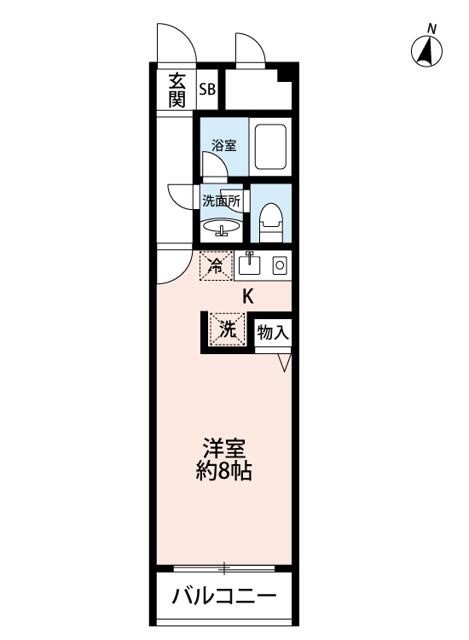 フローリアＴの間取り