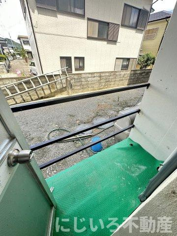 アイリス南開のバルコニー