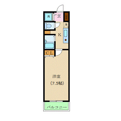 カスタリア新宿の間取り