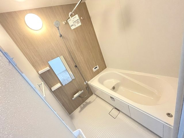 【内装】 | 福岡市博多区浦田1丁目11期　5号棟（全5棟）【仲介手数料無料・0円】 | 施工例。浴室です。施工例は完成時と異なる場合があります。
