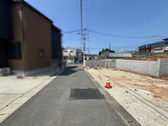 【その他】 | 福岡市博多区浦田1丁目11期　5号棟（全5棟）【仲介手数料無料・0円】 | 現地写真。前面道路です。